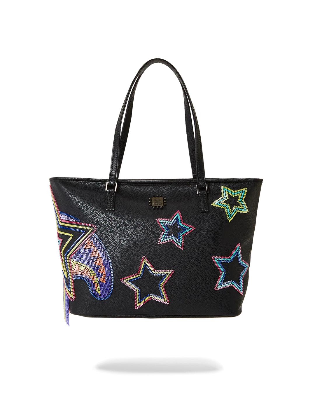 Sprayground STAR RACER A.I.7 SANDFLOWER COLLAB BEADED TOTE