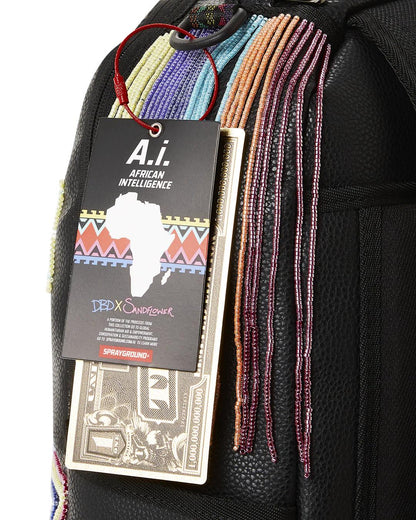 Sprayground STAR RACER A.I.7 SANDFLOWER COLLAB BEADED BACKPACK