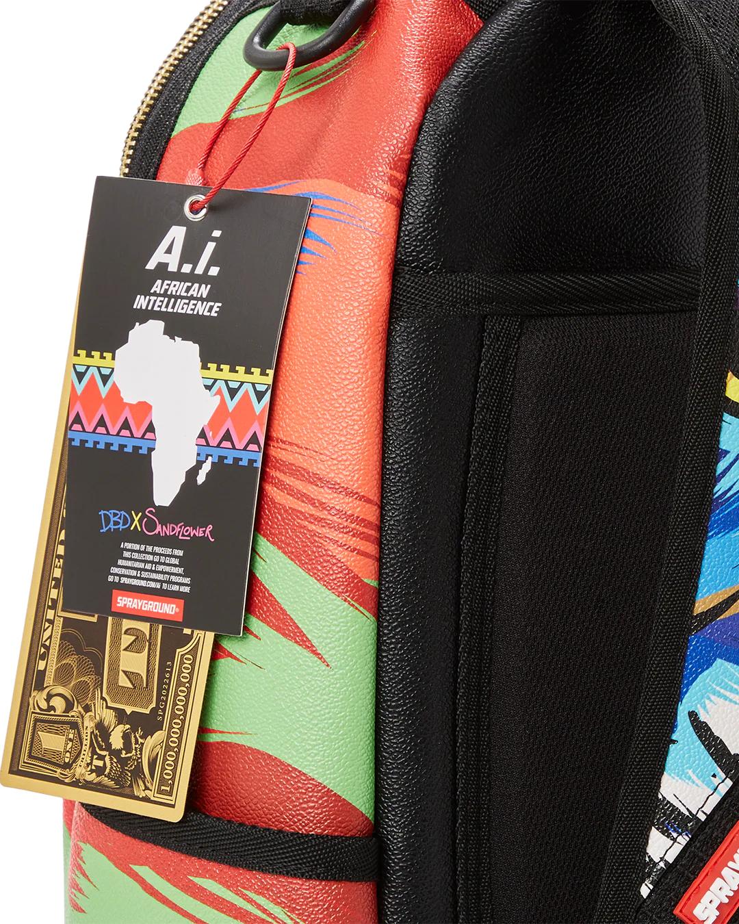 Sprayground HEAR MY ROAR A.i.6 SANDFLOWER COLLAB BACKPACK (DLXV)