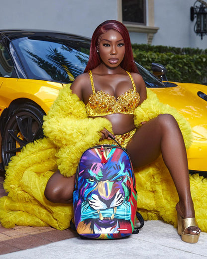 Sprayground HEAR MY ROAR A.i.6 SANDFLOWER COLLAB BACKPACK (DLXV)