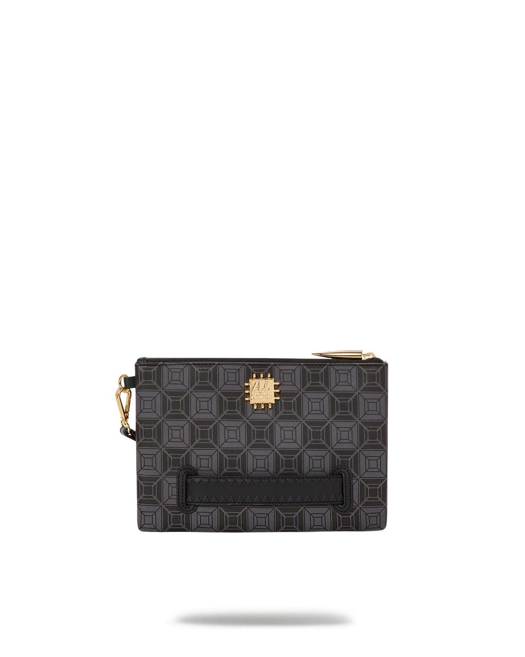 Sprayground OBSIDIAN STUNNER A.i.6 SANDFLOWER COLLAB CROSSOVER CLUTCH