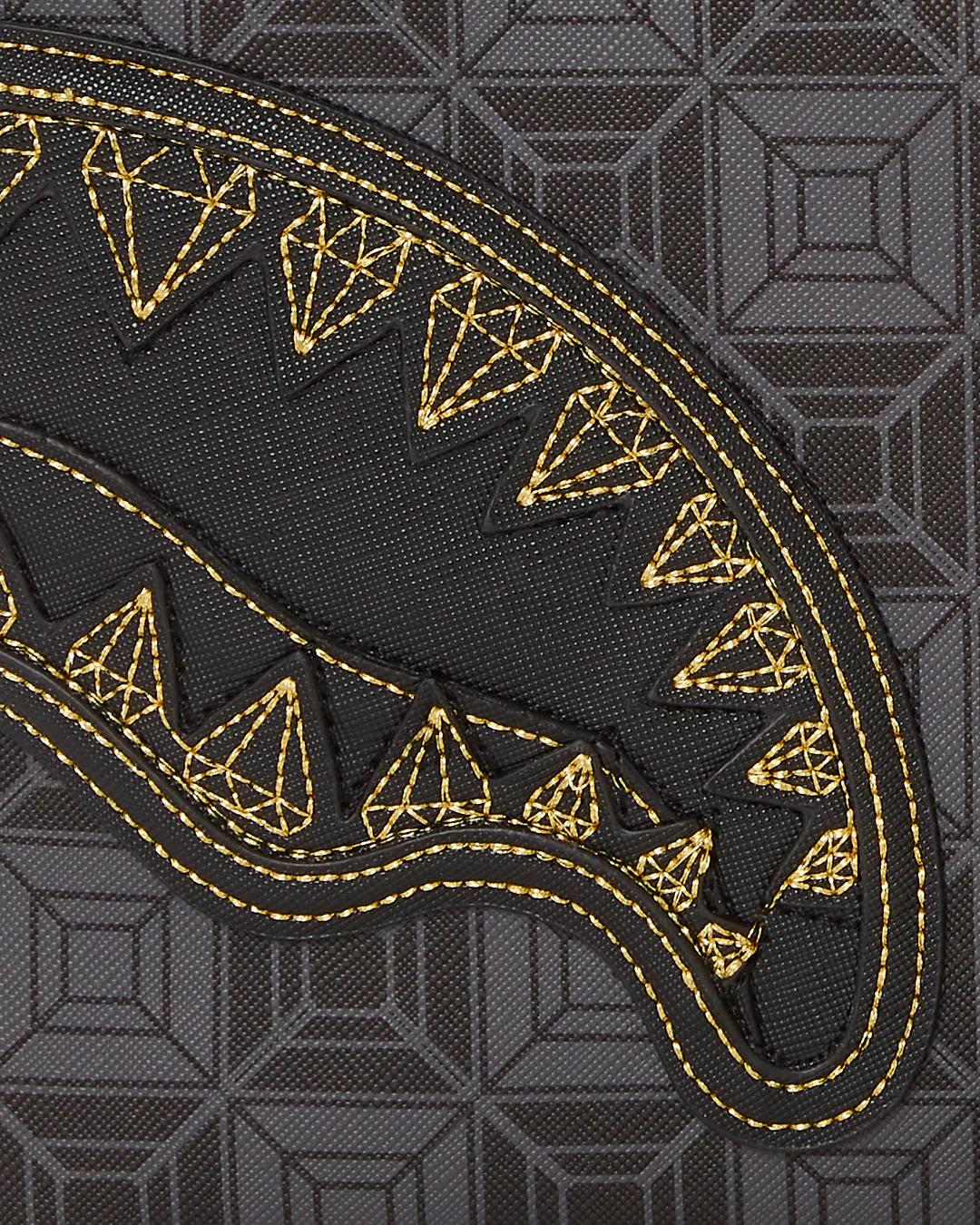 Sprayground OBSIDIAN STUNNER A.i.6 SANDFLOWER COLLAB CROSSOVER CLUTCH