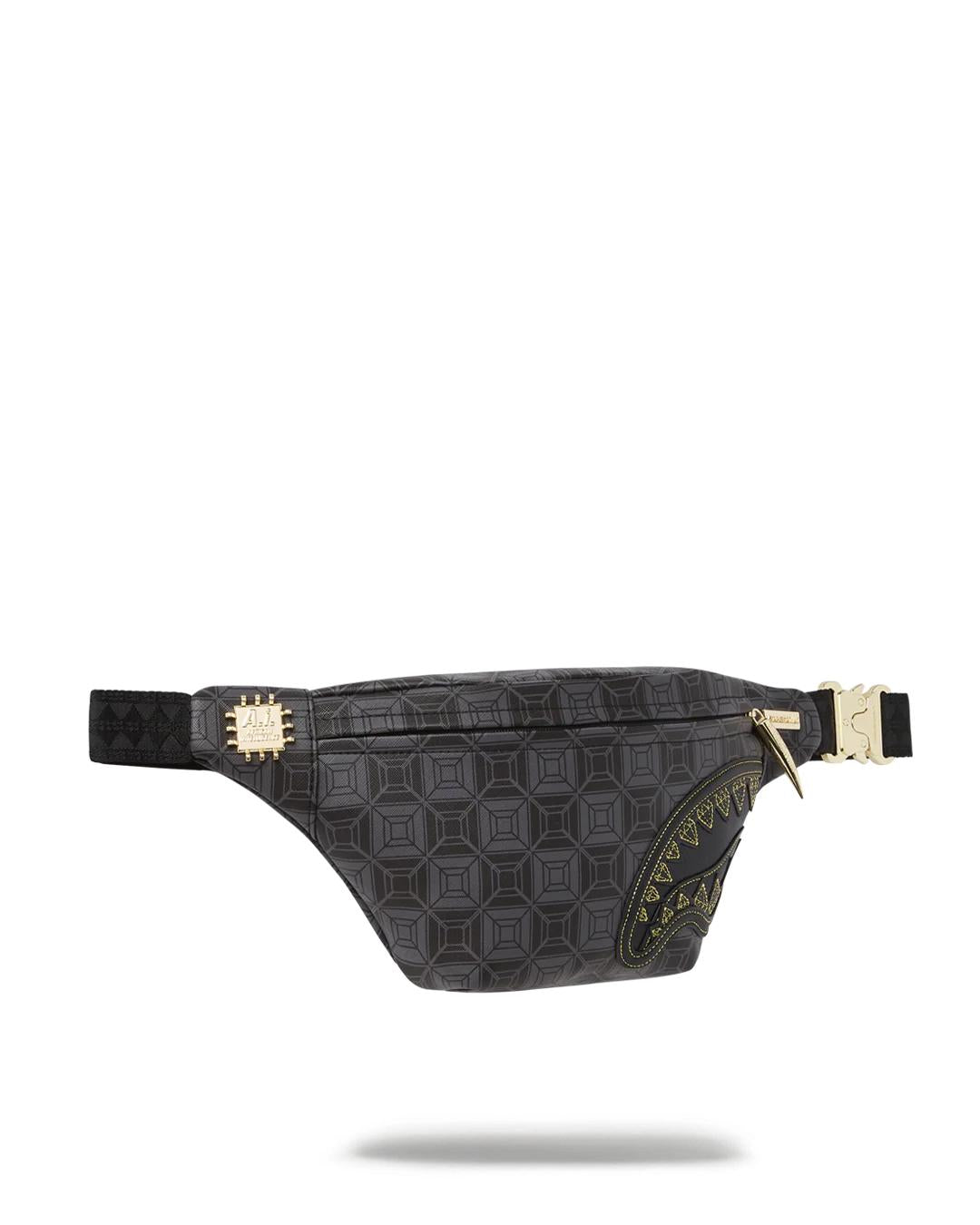 Sprayground OBSIDIAN STUNNER A.i.6 SANDFLOWER COLLAB SAVVY CROSSBODY