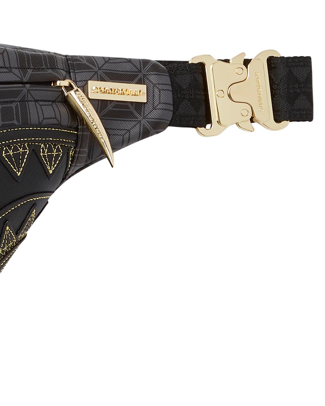 Sprayground OBSIDIAN STUNNER A.i.6 SANDFLOWER COLLAB SAVVY CROSSBODY