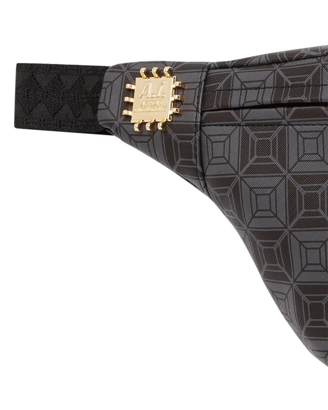 Sprayground OBSIDIAN STUNNER A.i.6 SANDFLOWER COLLAB SAVVY CROSSBODY