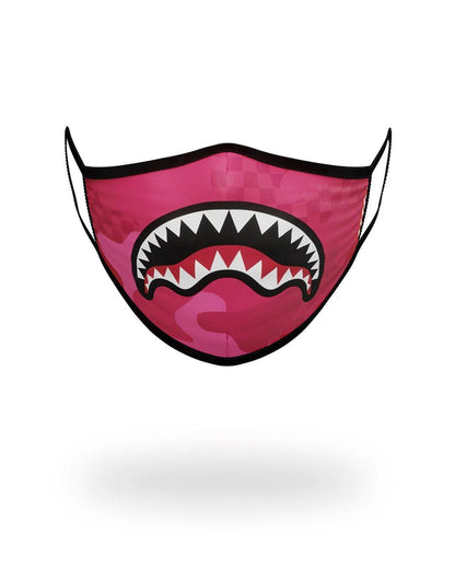 Sprayground PINK ANIME SHARK FORM-FITTING MASK