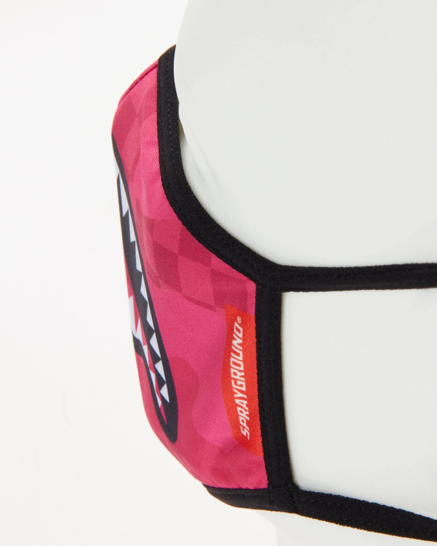 Sprayground PINK ANIME SHARK FORM-FITTING MASK