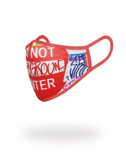 Sprayground DO NOT ENTER FORM-FITTING MASK