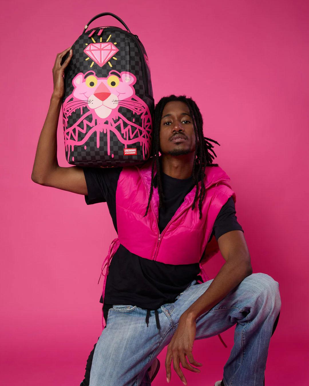 Sprayground PINK PANTHER DIAMOND SHARK BACKPACK