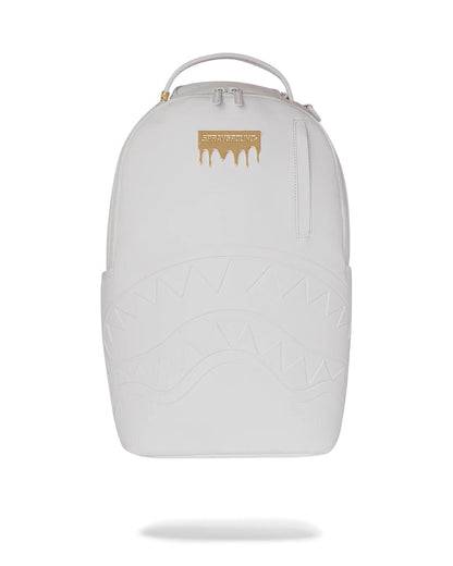Sprayground GOLD BRICK LUXE WHITE BACKPACK
