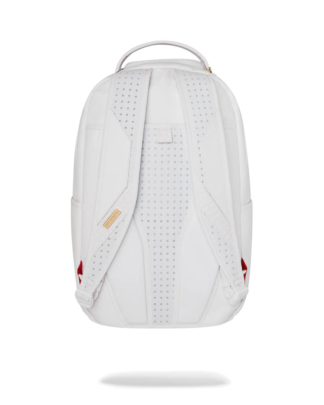 Sprayground GOLD BRICK LUXE WHITE BACKPACK