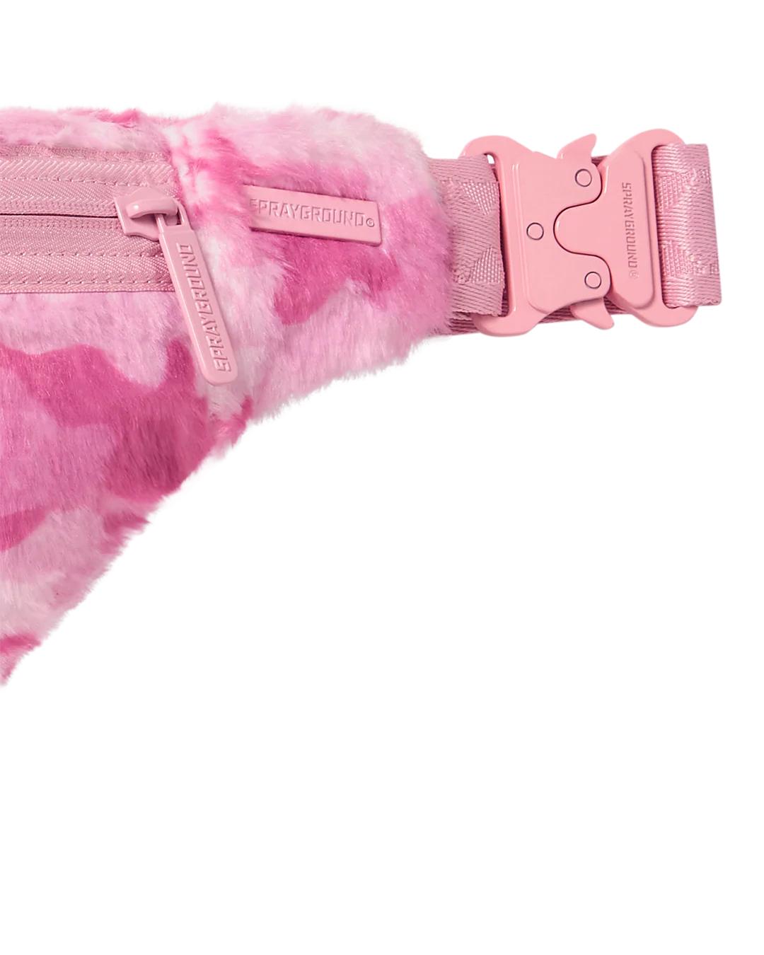 Sprayground FURRROCIOUS IN PINK SAVVY CROSSBODY