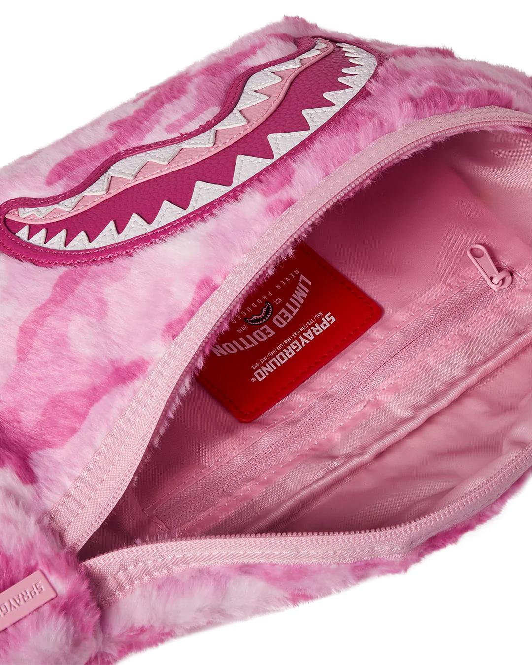 Sprayground FURRROCIOUS IN PINK SAVVY CROSSBODY