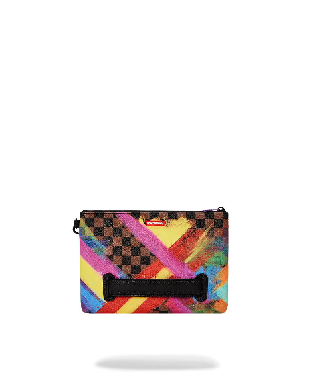 Sprayground SHARKS IN PARIS CITY STREAKS CROSSOVER CLUTCH