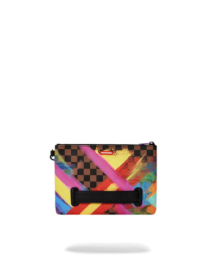 Sprayground SHARKS IN PARIS CITY STREAKS CROSSOVER CLUTCH