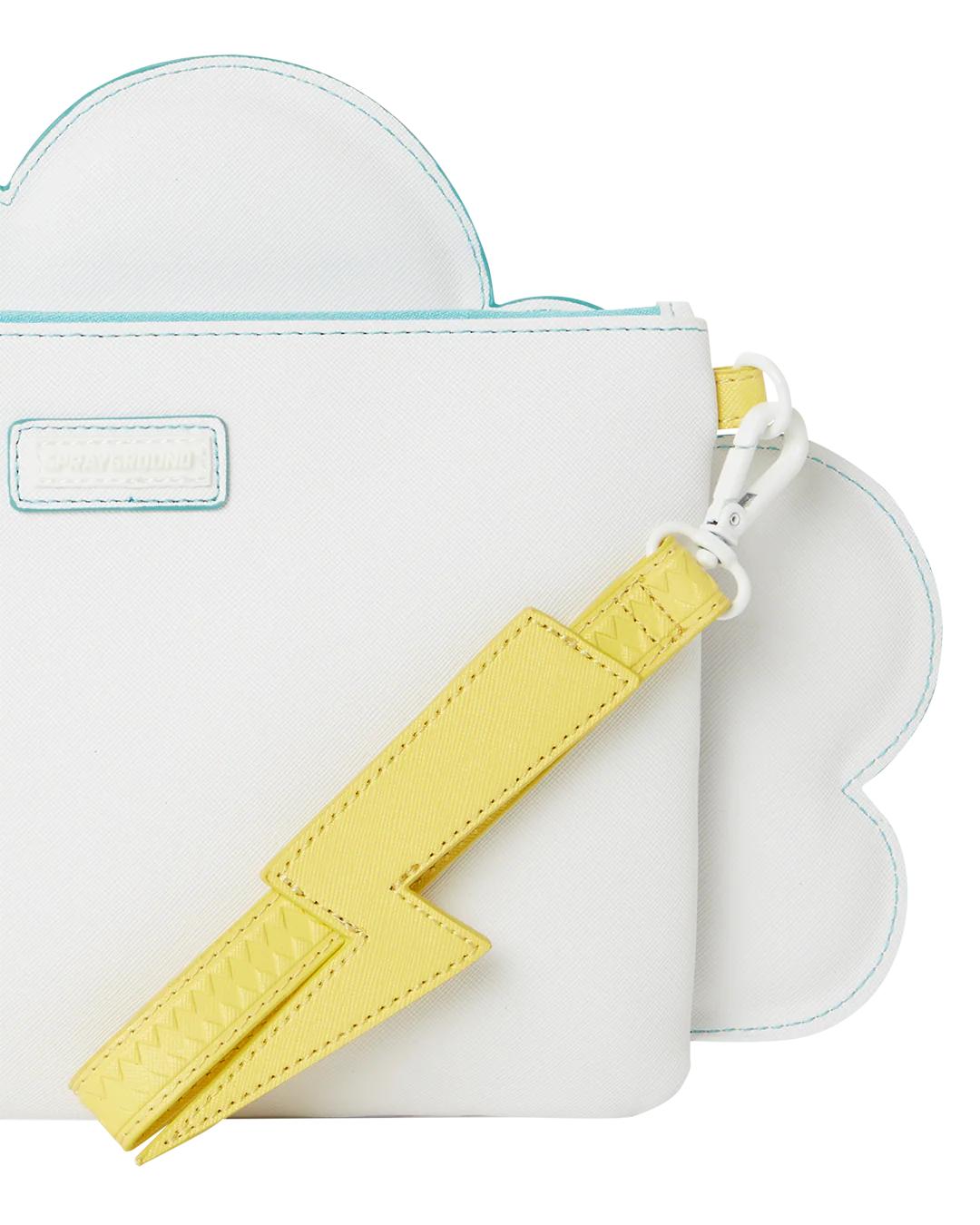 Sprayground CLOUDY WITH A CHANCE OF SHARK CROSSOVER CLUTCH