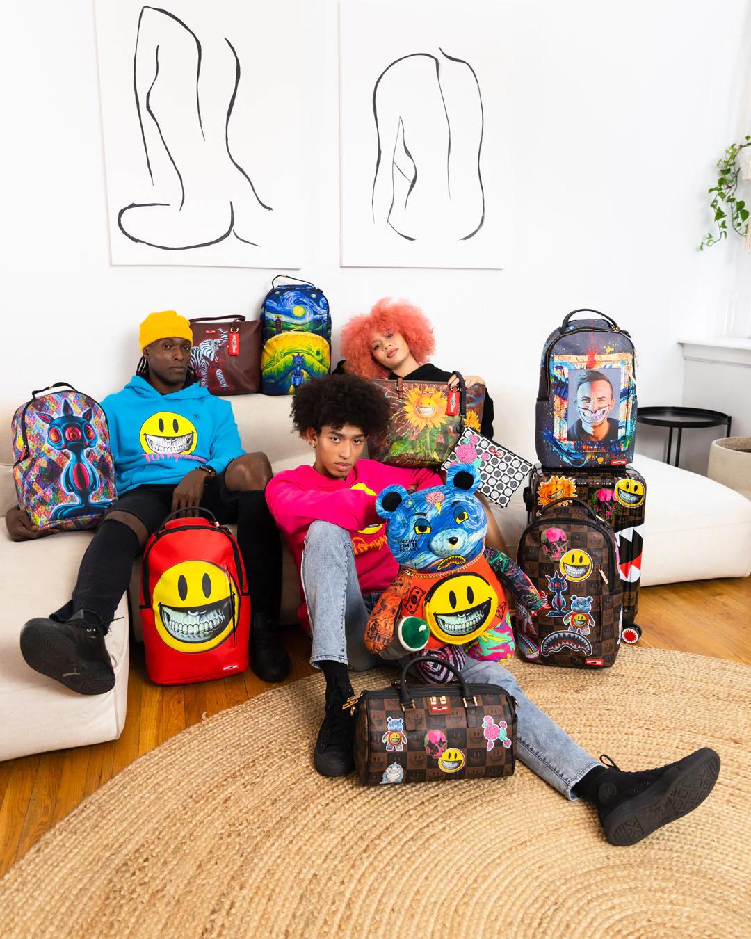 Sprayground POODLE CHECK RON ENGLISH COLLAB POUCHETTE