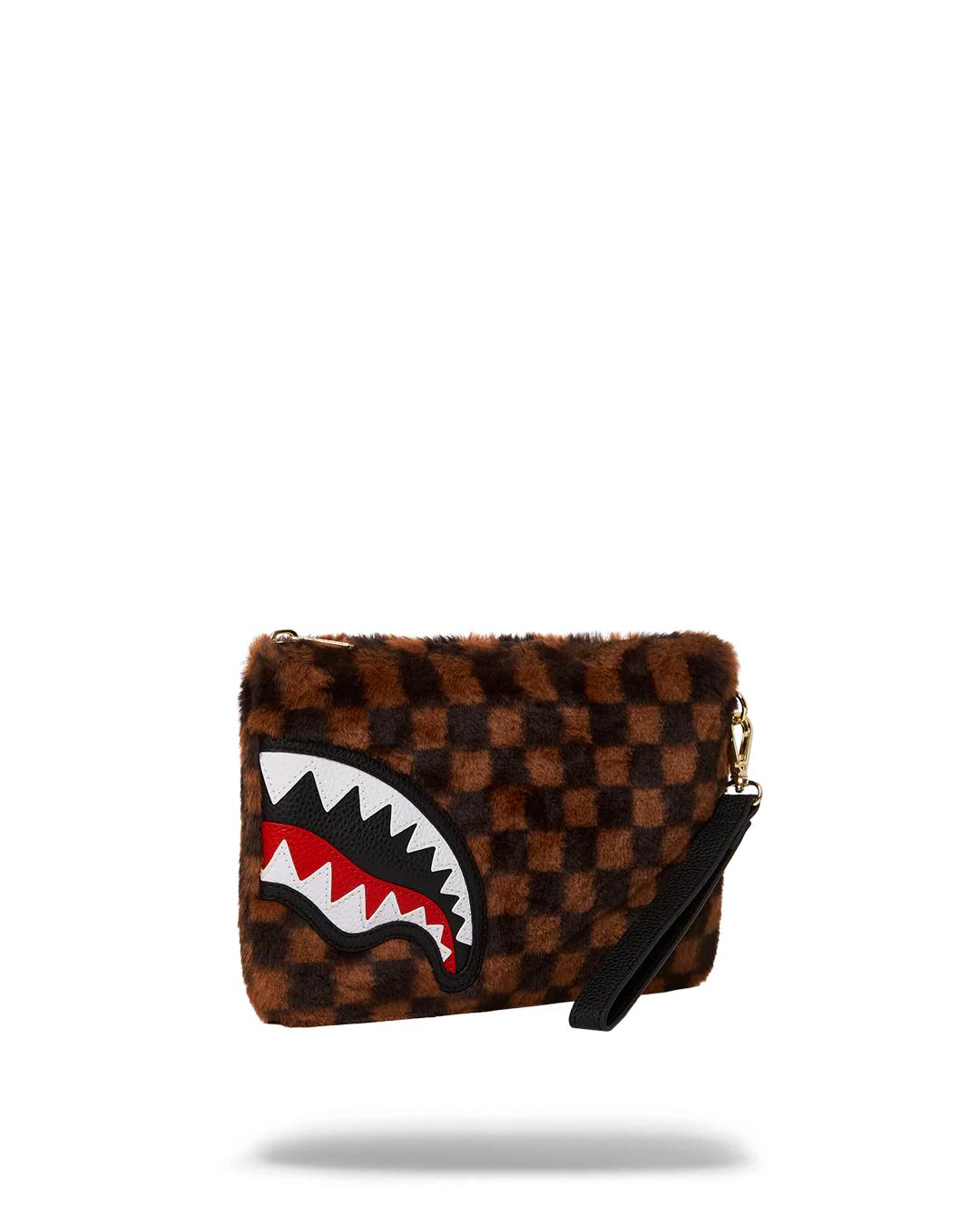 Sprayground FURRR SHARKS IN PARIS CROSSOVER CLUTCH