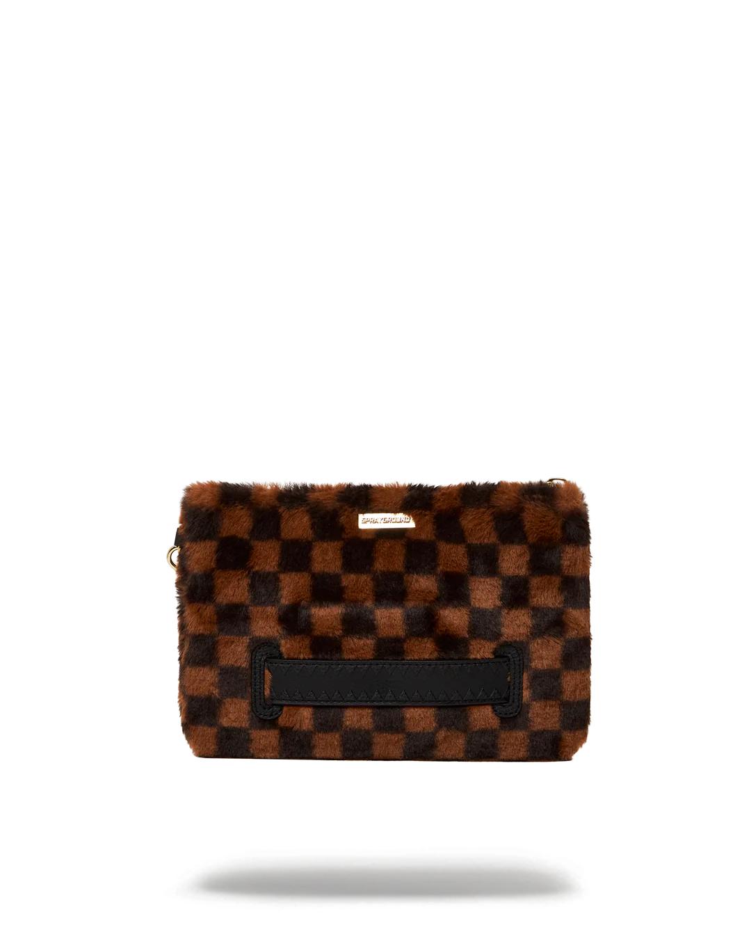 Sprayground FURRR SHARKS IN PARIS CROSSOVER CLUTCH