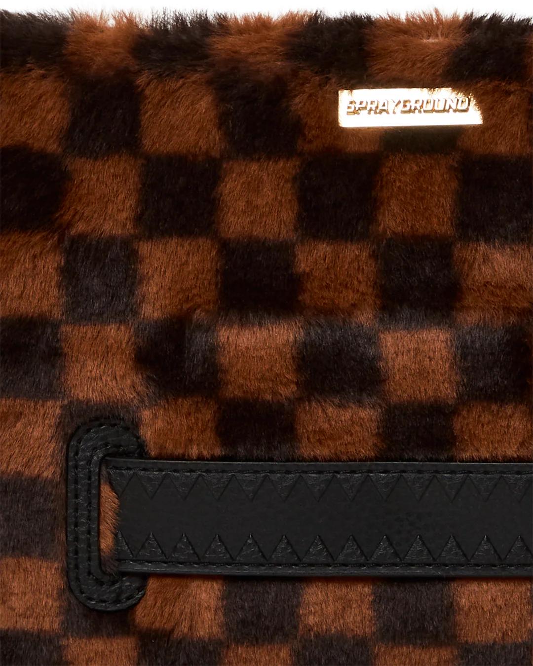Sprayground FURRR SHARKS IN PARIS CROSSOVER CLUTCH