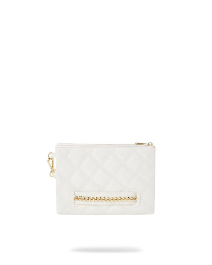 Sprayground RIVIERA LE BLANC GOLD CHAIN SHARK CROSSOVER CLUTCH