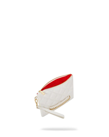 Sprayground RIVIERA LE BLANC GOLD CHAIN SHARK CROSSOVER CLUTCH