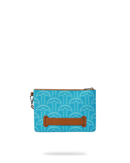 Sprayground ILLUCHAINS TURQ CROSSOVER CLUTCH