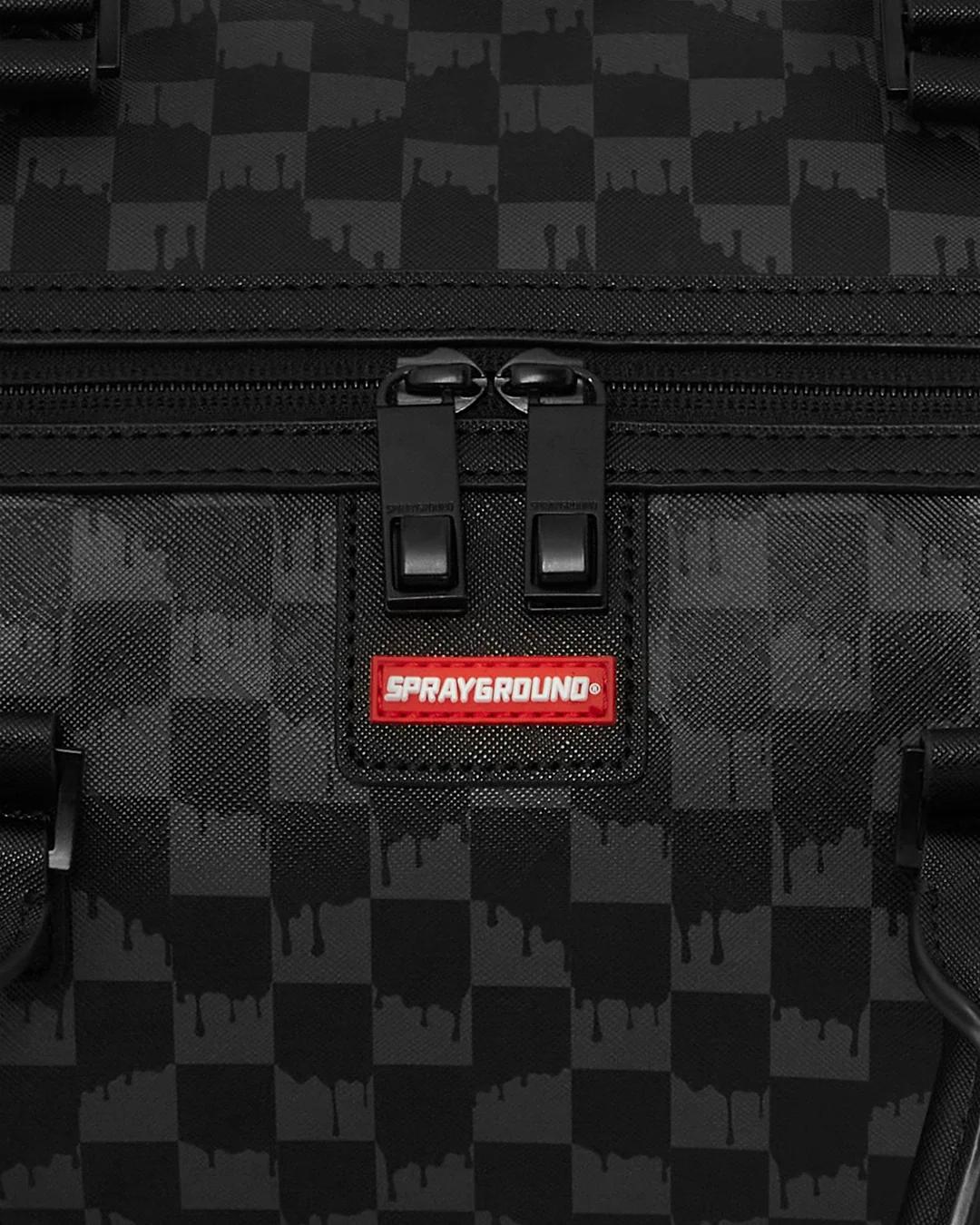 Sprayground HANGOVER DRIP CHECK DUFFLE