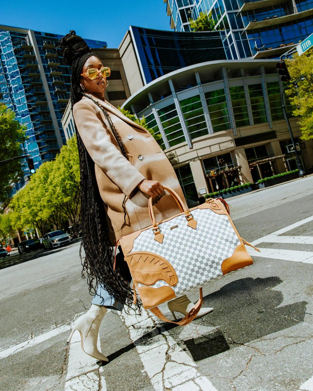 Sprayground HENNY LATTE PYRAMID DUFFLE