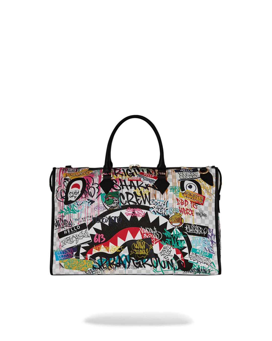 Sprayground CREATE ANOTHER DAY PYRAMID DUFFLE