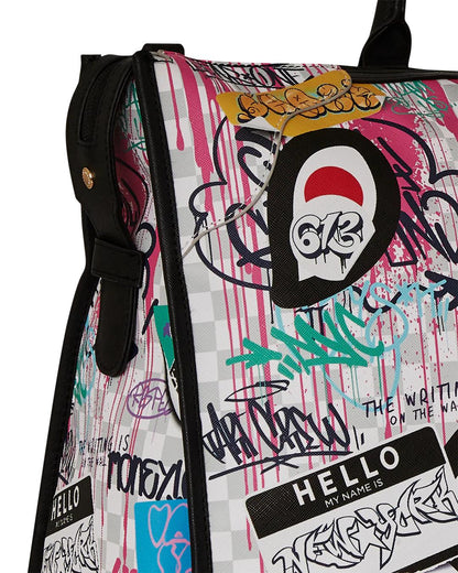 Sprayground CREATE ANOTHER DAY PYRAMID DUFFLE
