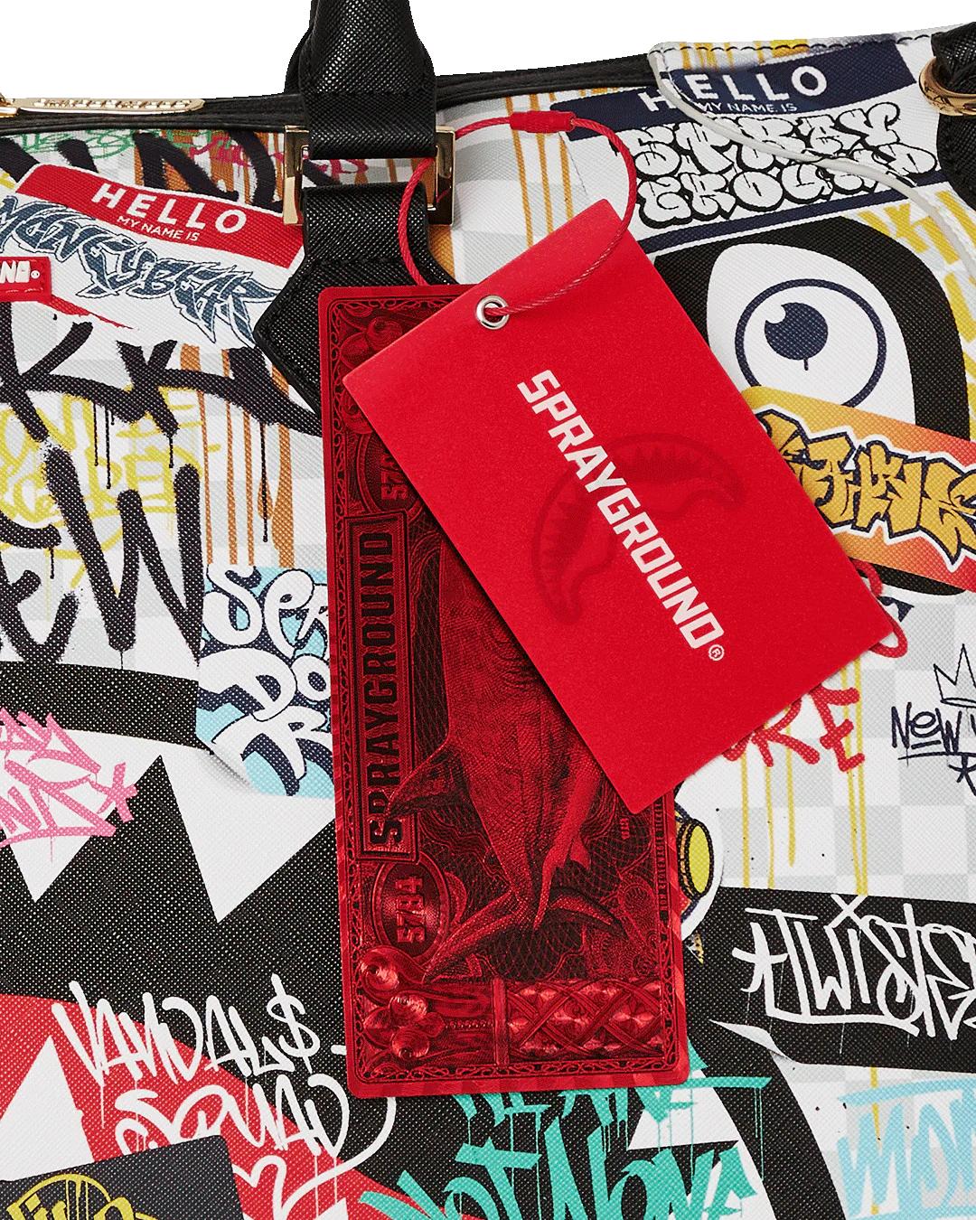 Sprayground CREATE ANOTHER DAY PYRAMID DUFFLE