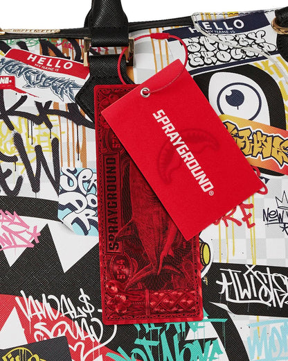 Sprayground CREATE ANOTHER DAY PYRAMID DUFFLE