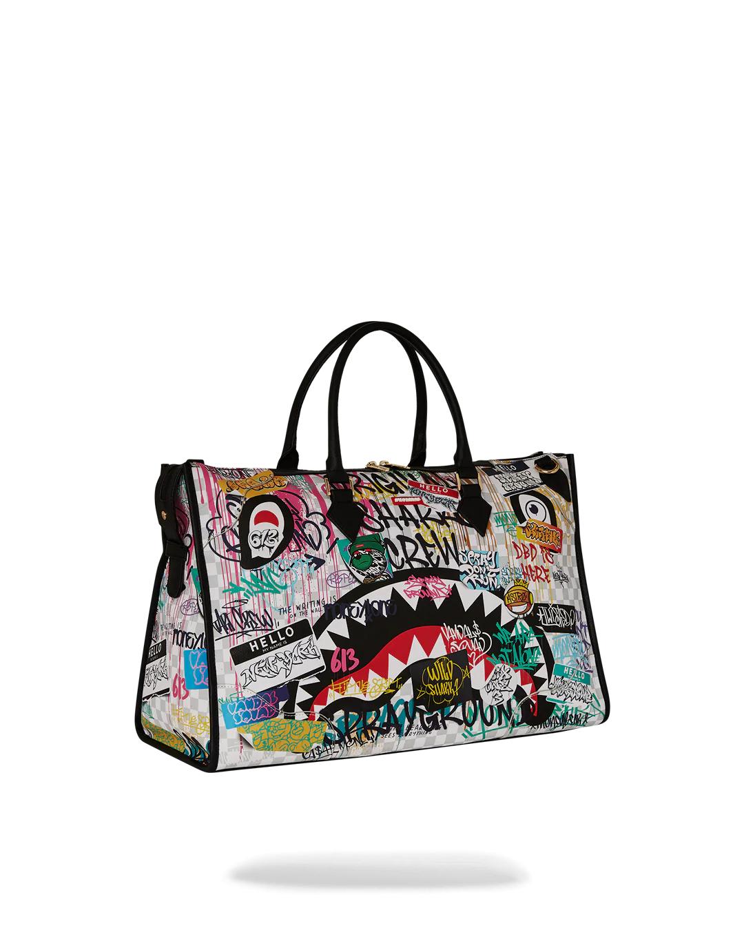 Sprayground CREATE ANOTHER DAY PYRAMID DUFFLE