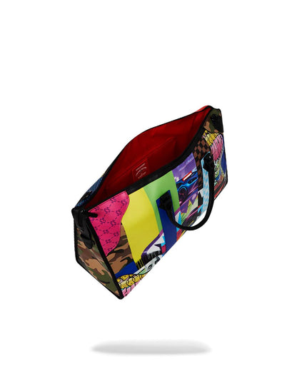Sprayground SHARK MASTERPIECES PYRAMID LARGE DUFFLE