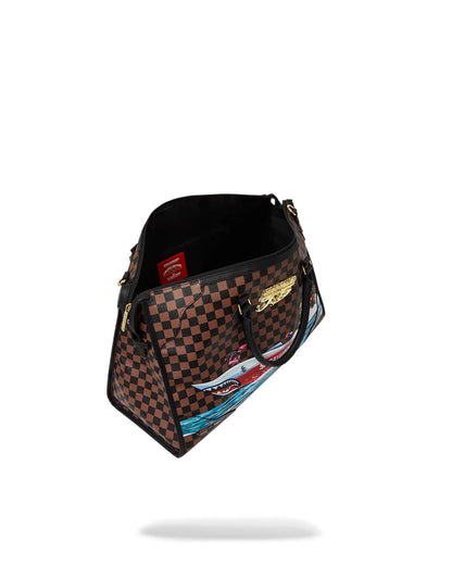 Sprayground THE 305 SPEEDBOAT GETAWAY PYRAMID DUFFLE