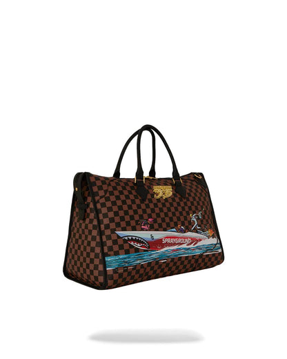 Sprayground THE 305 SPEEDBOAT GETAWAY PYRAMID DUFFLE