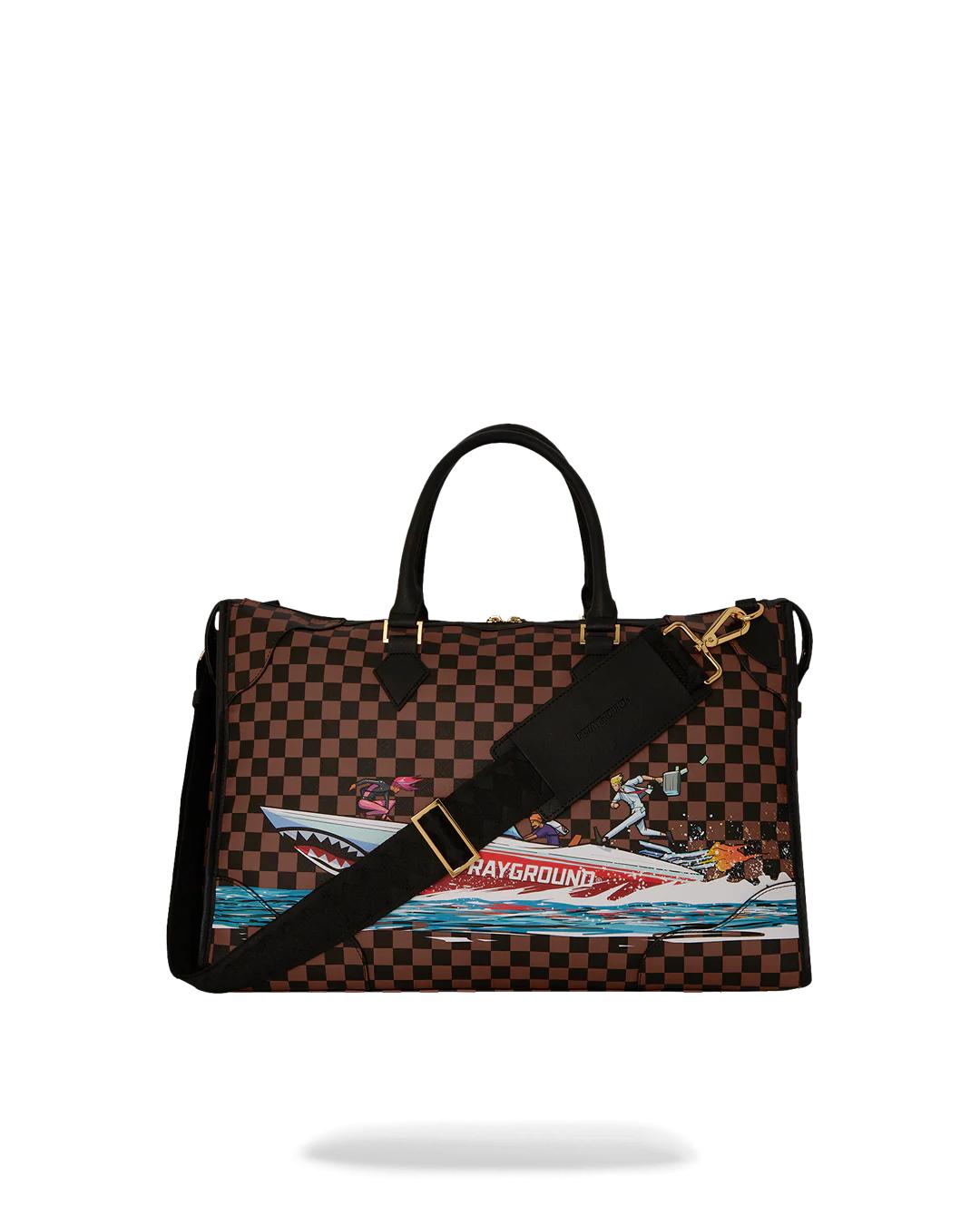 Sprayground THE 305 SPEEDBOAT GETAWAY PYRAMID DUFFLE
