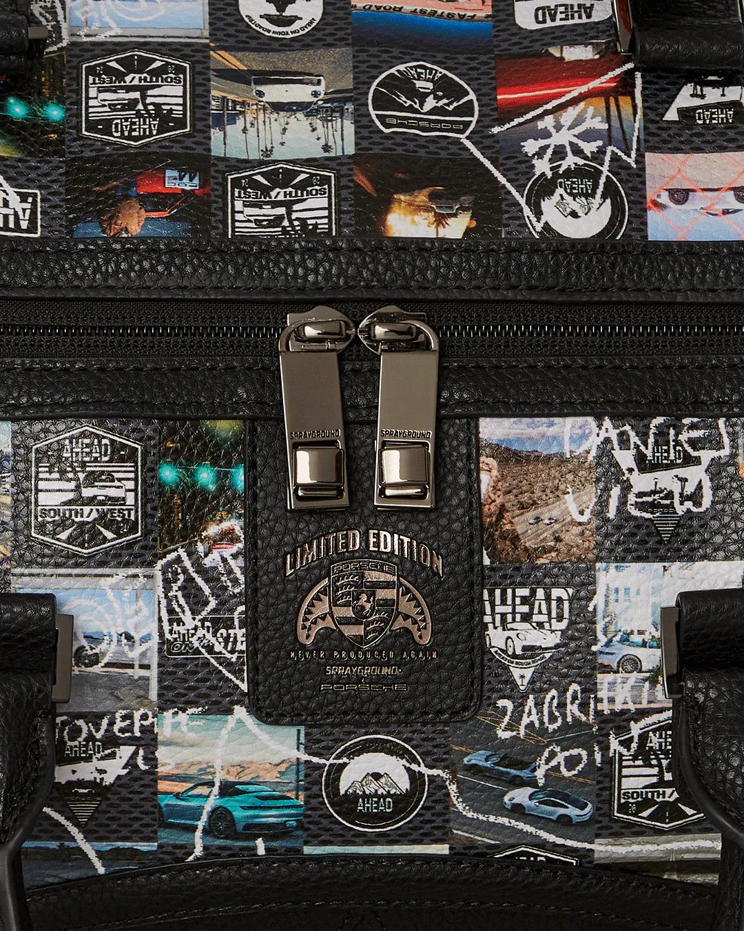 Sprayground PORSCHE AHEAD COLLAB DUFFLE - LIMITED EDITION