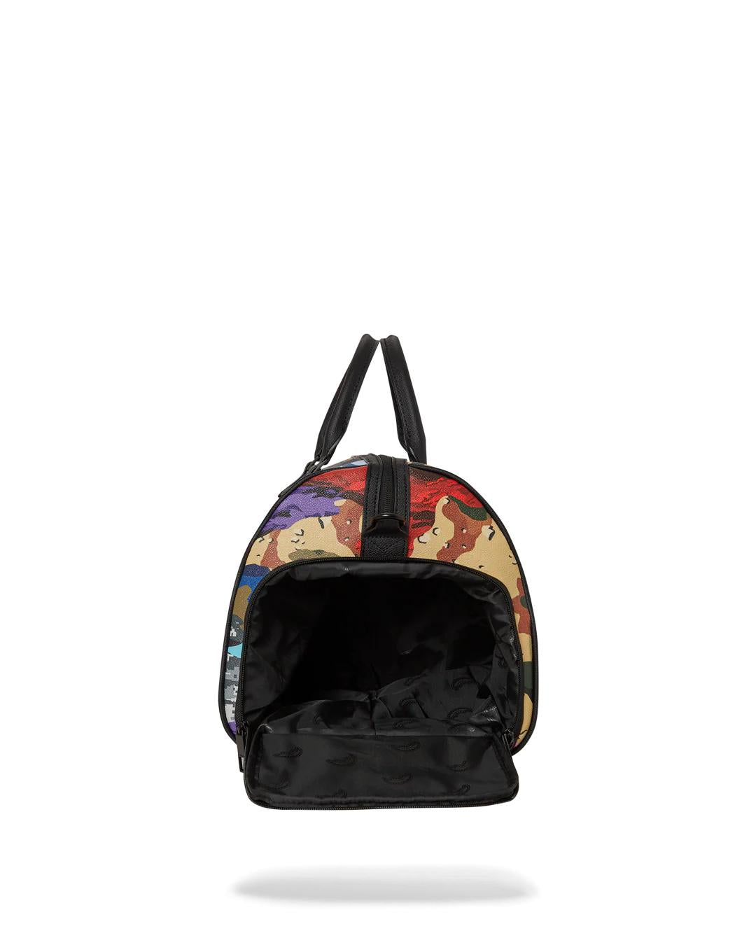 Sprayground SLICED AND DICED CAMO DUFFLE