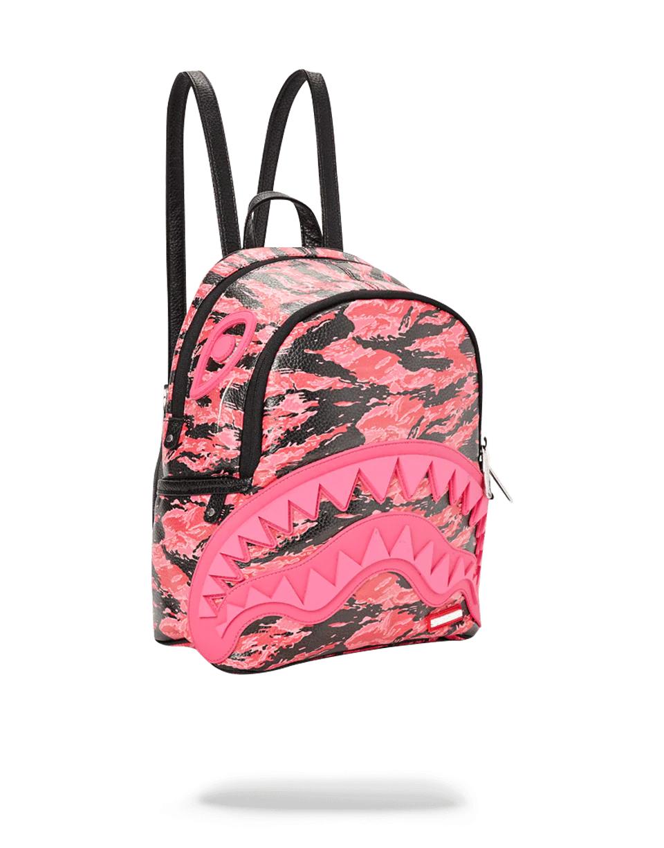 Sprayground PINK TIGER CAMO SHARKMOUTH SAVAGE BACKPACK
