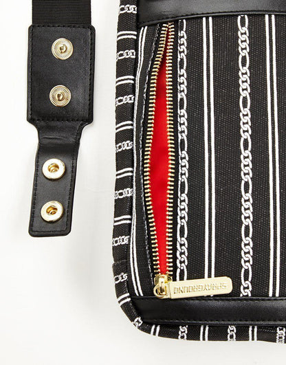 Sprayground REVERSE BLACK SHARKS IN PARIS SLING