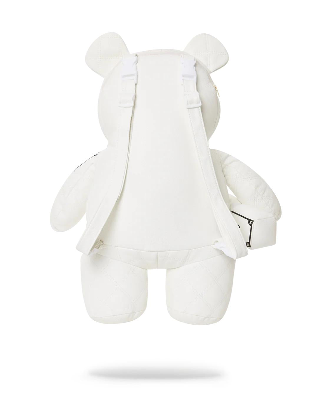 Sprayground RIVIERA LE BLANC GOLD CHAIN MONEYBEAR TEDDYBEAR BACKPACK