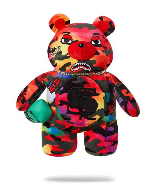 Sprayground CAMOBURST MONEYBEAR TEDDYBEAR BACKPACK