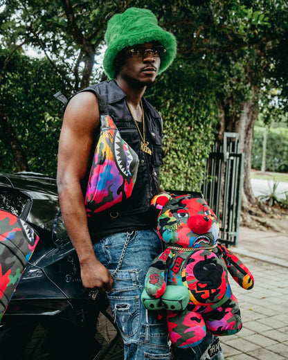 Sprayground CAMOBURST MONEYBEAR TEDDYBEAR BACKPACK
