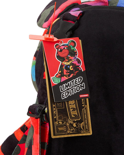 Sprayground CAMOBURST MONEYBEAR TEDDYBEAR BACKPACK