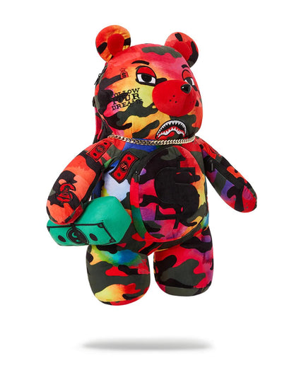 Sprayground CAMOBURST MONEYBEAR TEDDYBEAR BACKPACK