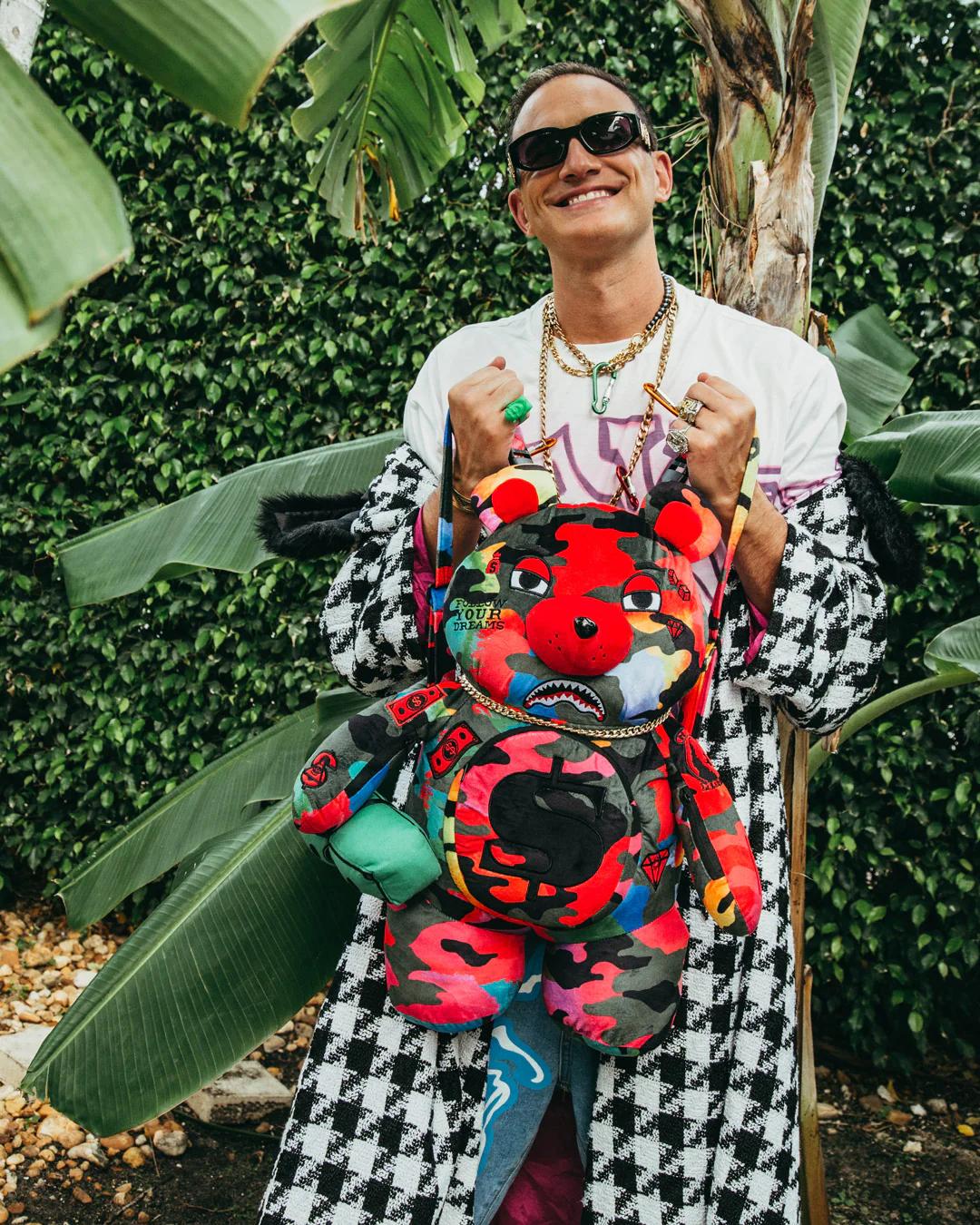 Sprayground CAMOBURST MONEYBEAR TEDDYBEAR BACKPACK