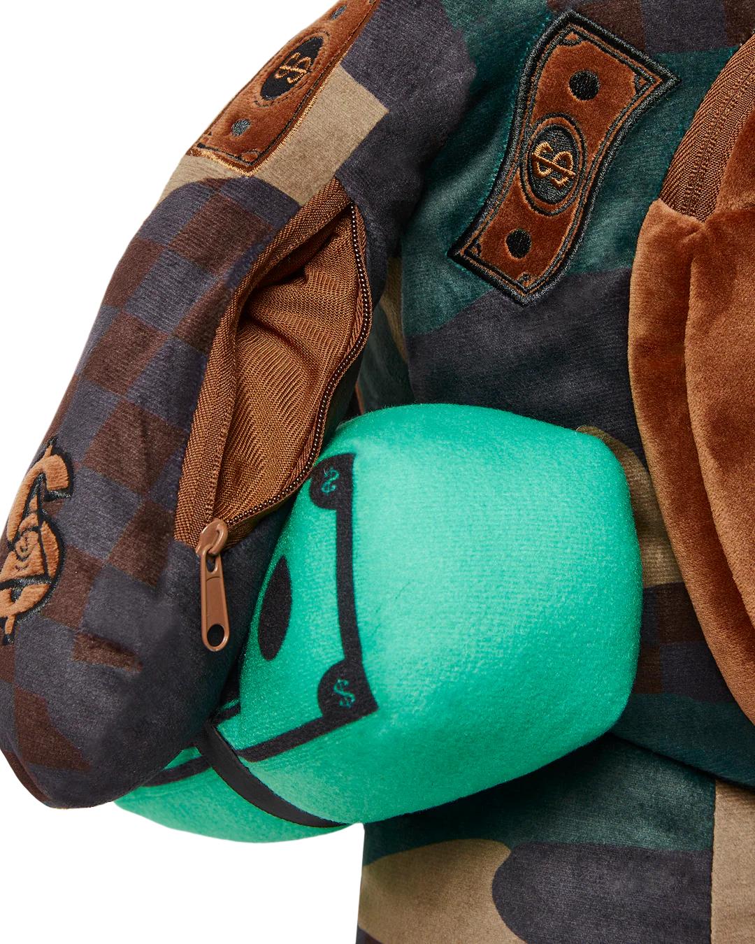 Sprayground CAMOCHECK MONEYBEAR TEDDYBEAR BACKPACK