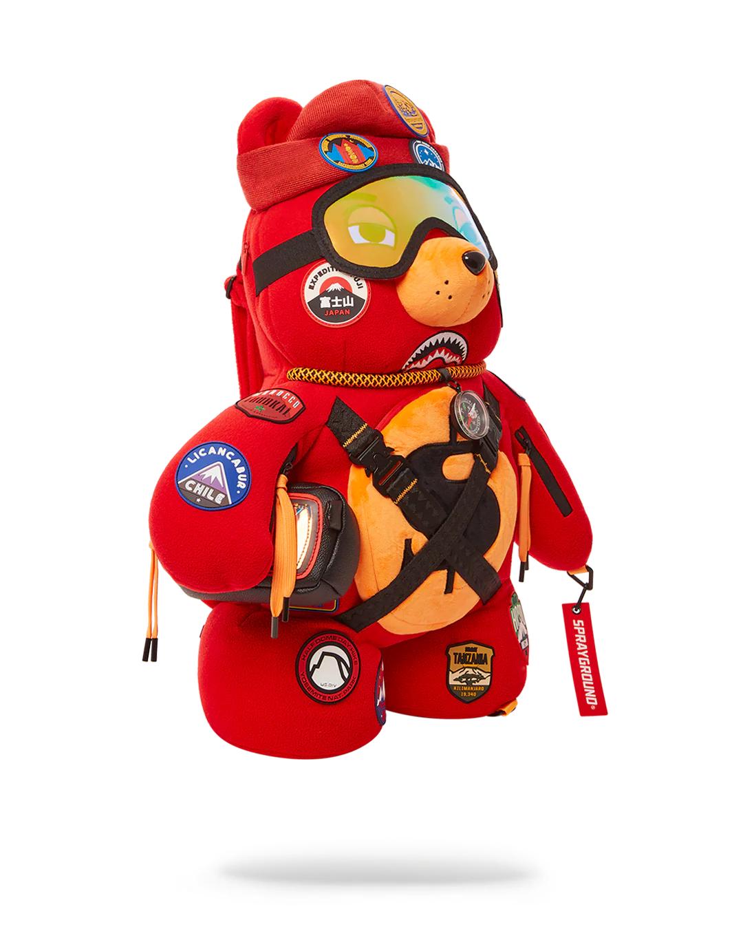 Sprayground THE GLOBAL EXPEDITION MONEYBEAR TEDDYBEAR BACKPACK
